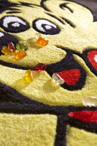 HARIBO Teppich Kinderteppich Goldbär Detail von Reinkemeier